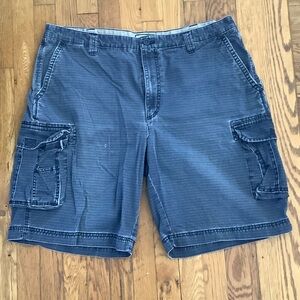 Izod Dark Blue Cargo Shorts for Men